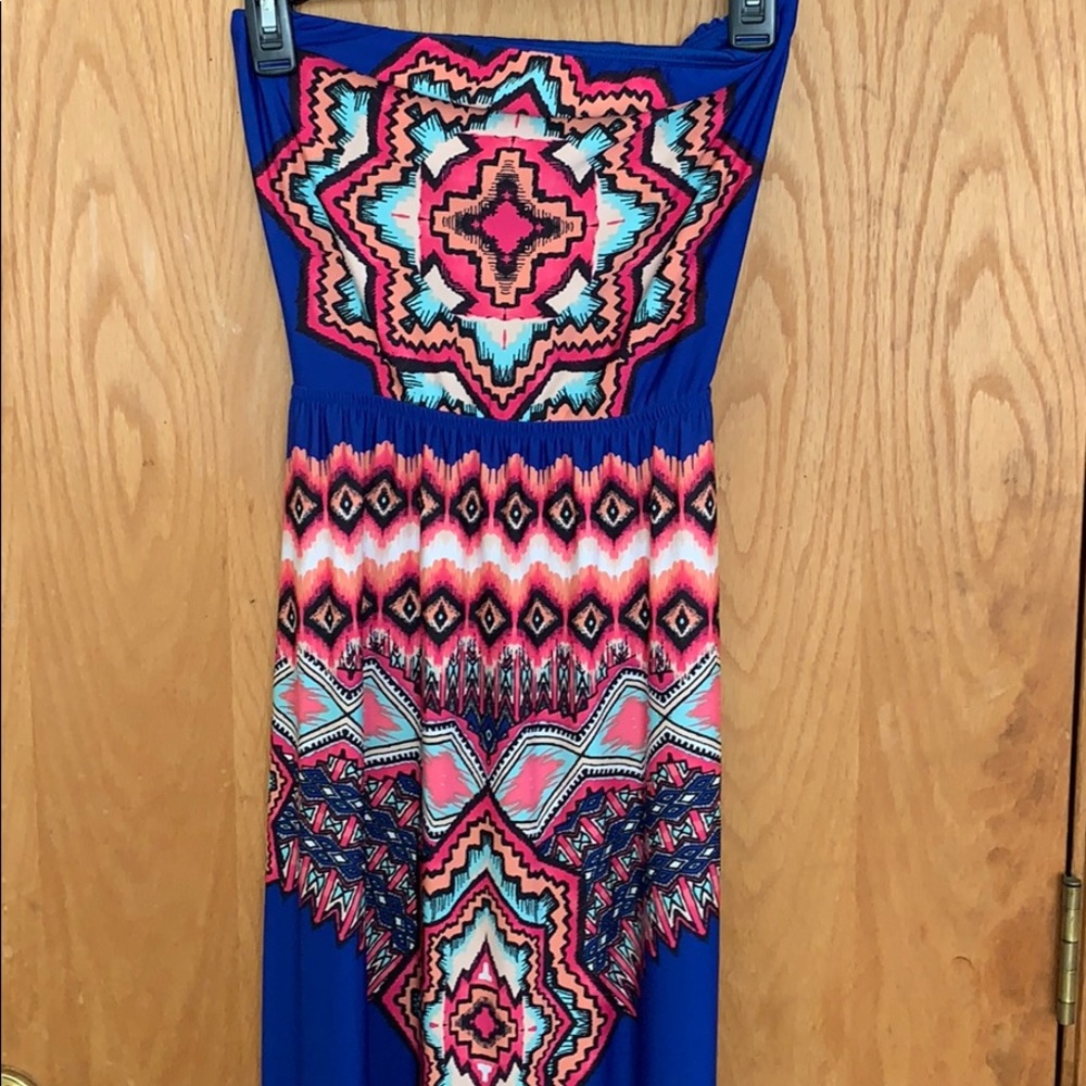 Strapless dress. Lightweight. Worn Once.